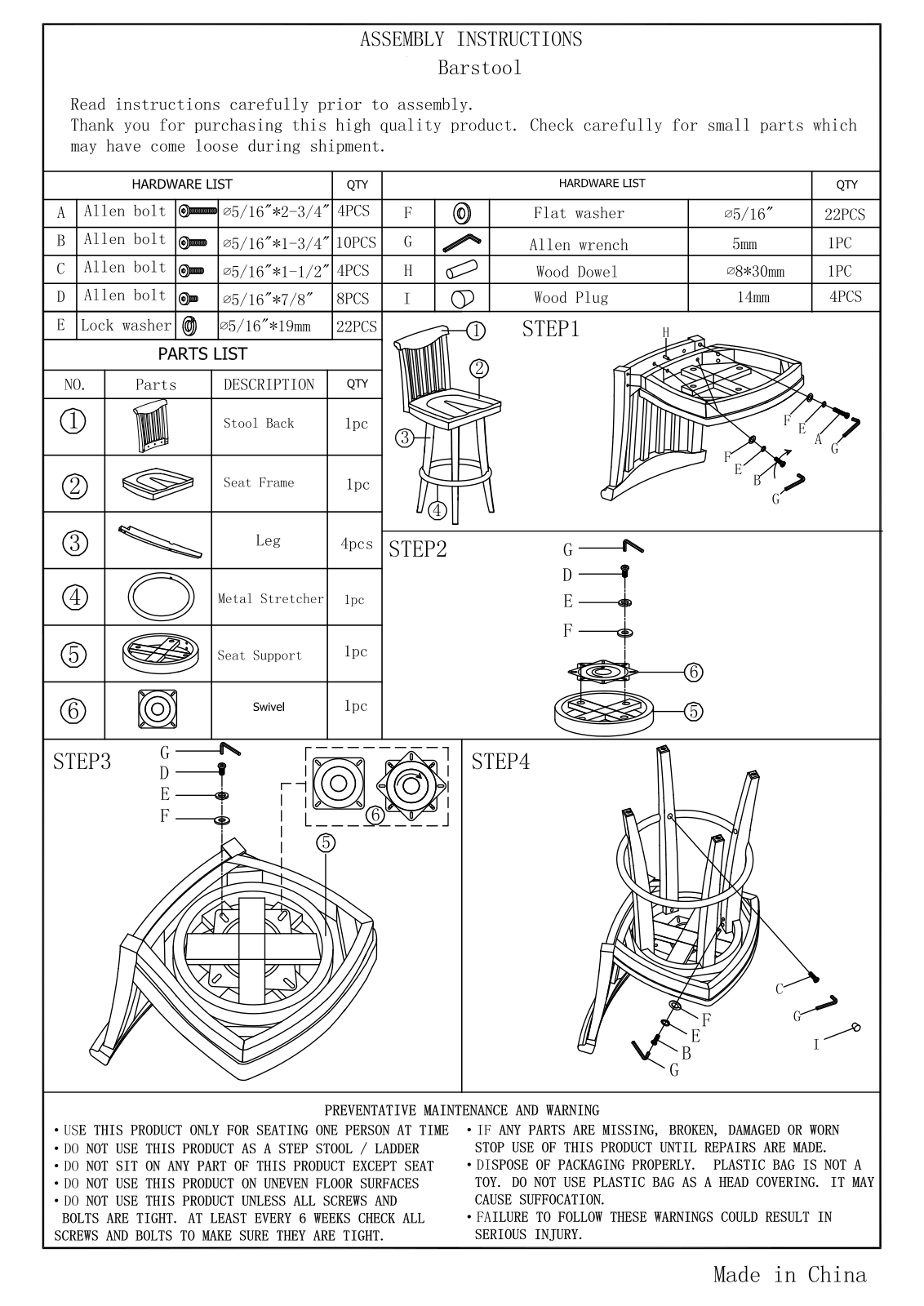 Foundstone W000842683 Assembly Instructions - ManualMachine.com