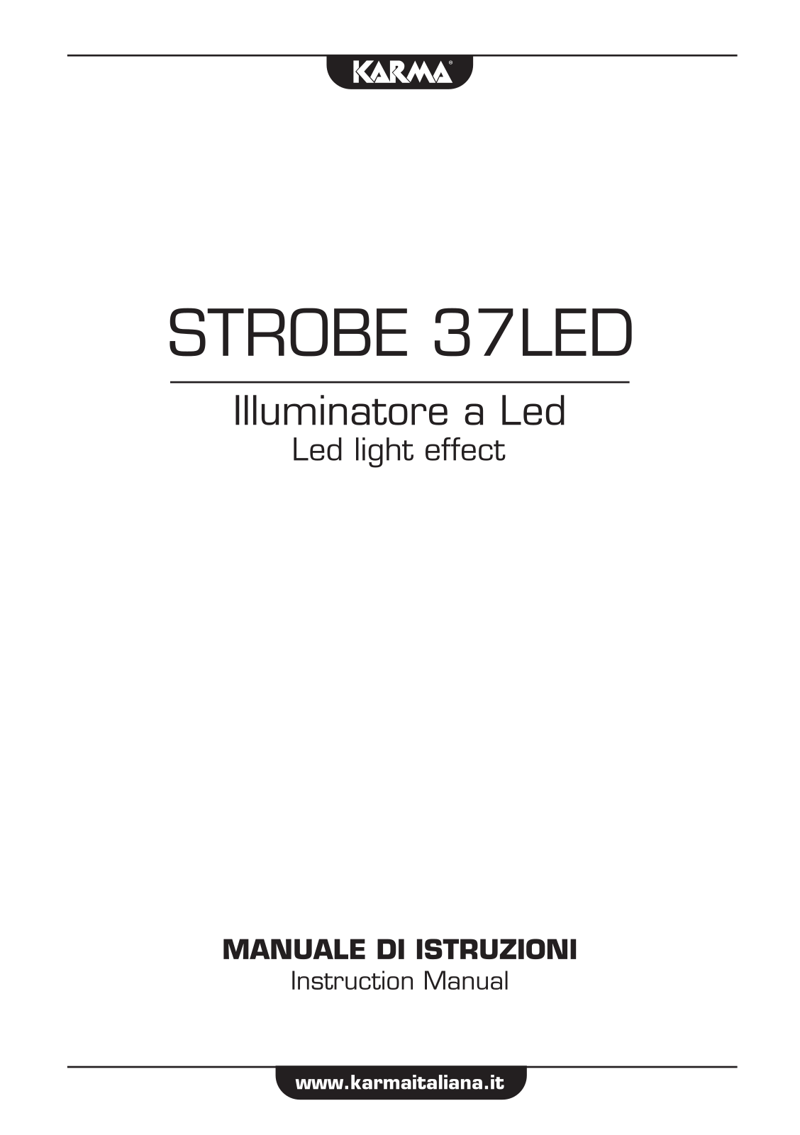 karma STROBE 37LED User guide - ManualMachine.com