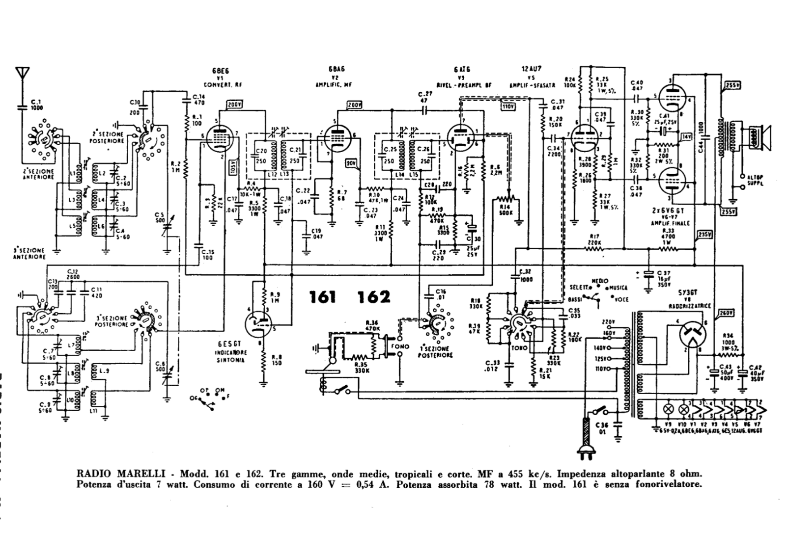Radiomarelli 161162 schematic - ManualMachine.com