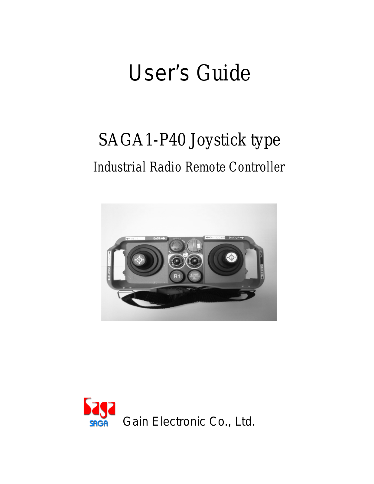 Gain Electronic Co 12CP40 User Manual