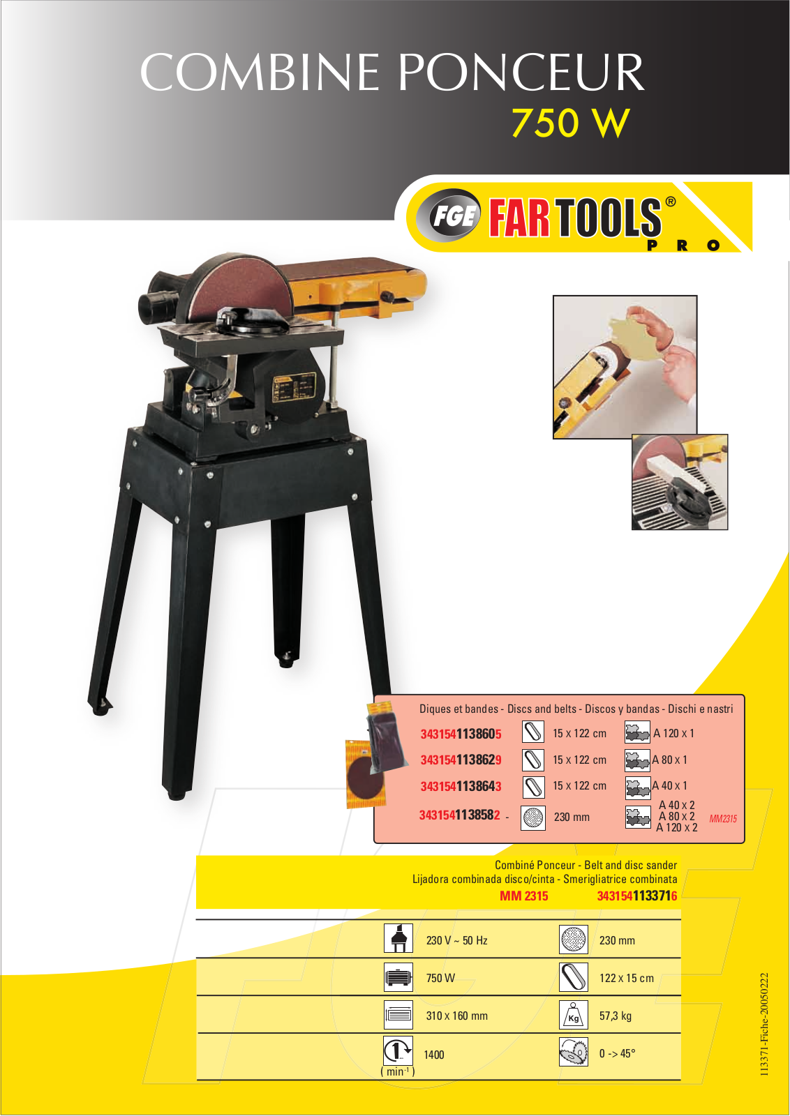 FARTOOLS MM 2315 User Manual