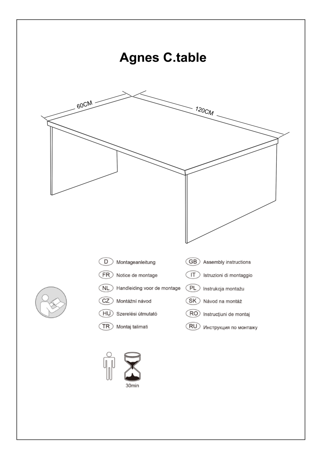 Home affaire Agnes Assembly instructions