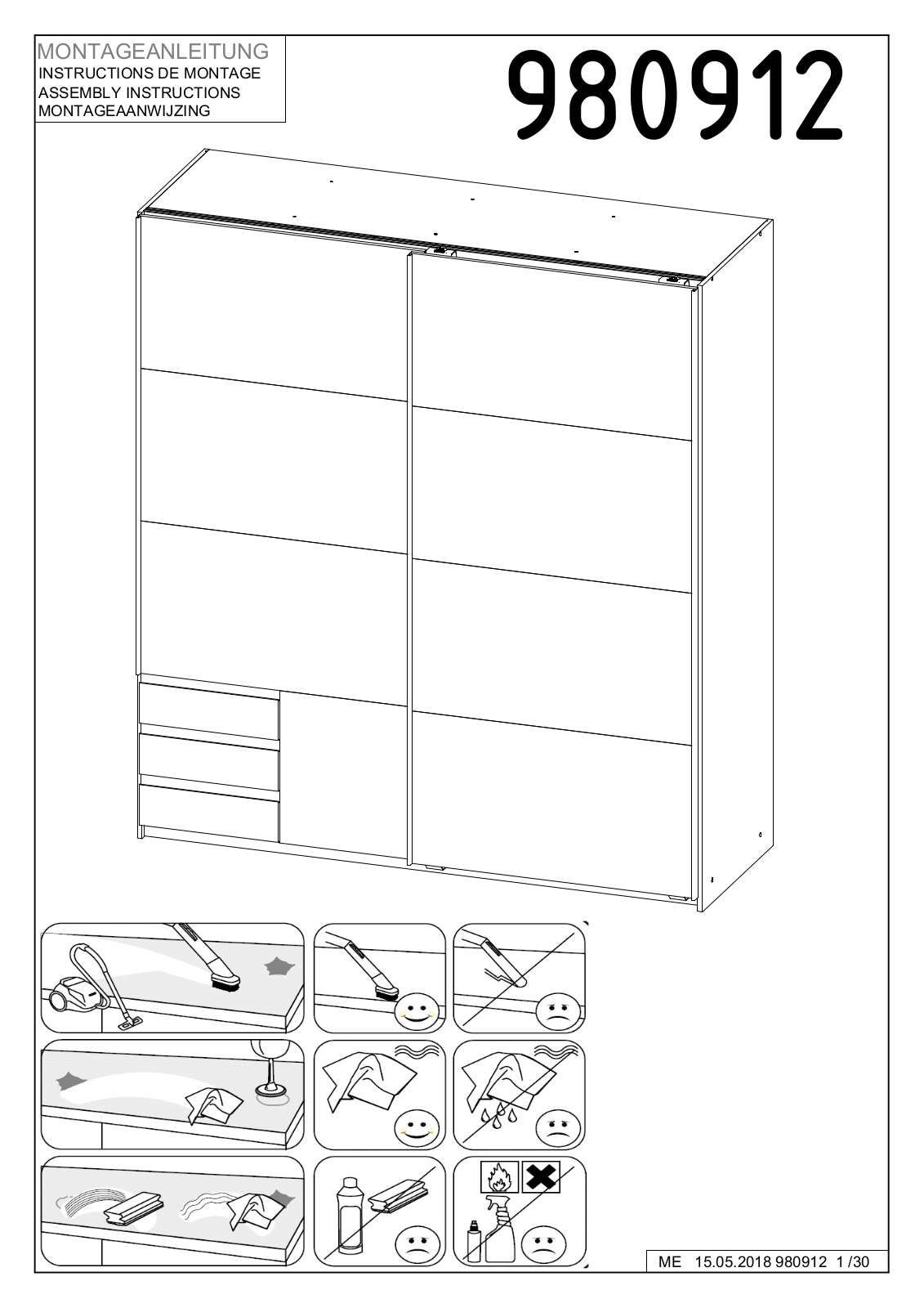 Wimex 980912 Assembly instructions