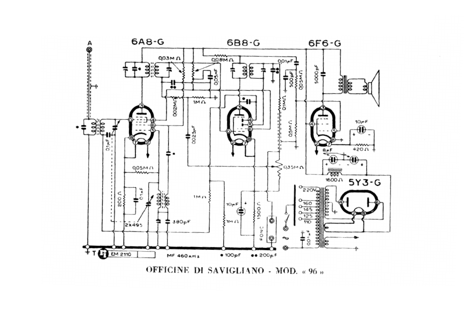 Savigliano 96 schematic