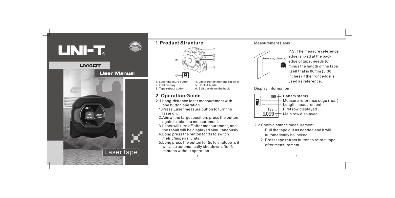 UNI-T LM40T User manual - ManualMachine.com