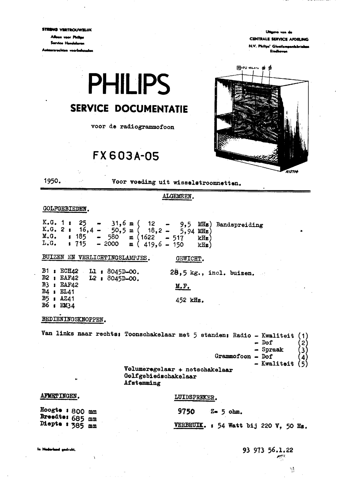 Philips FX-603-A Service Manual