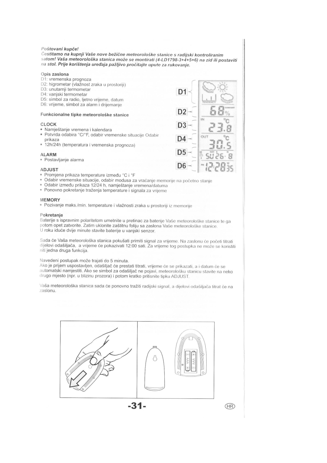 Digitech 4-LD1798 Instructions Manual