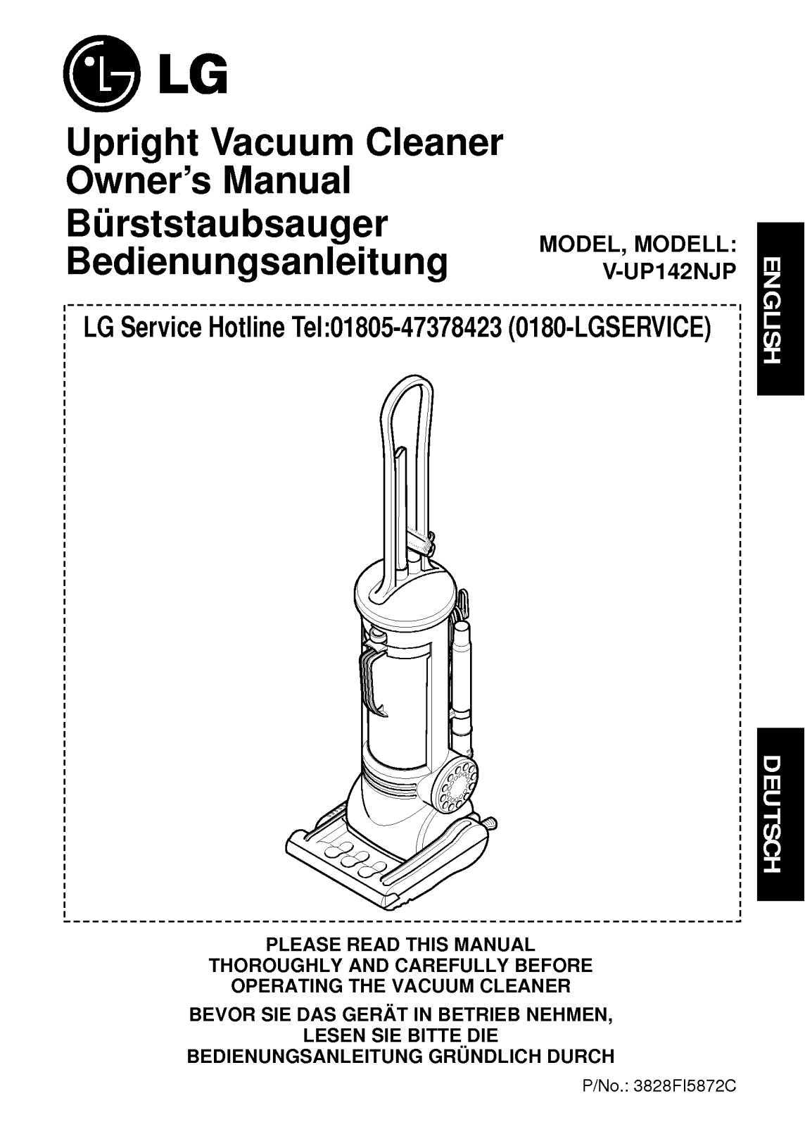 Lg V-UP142NJP User Manual