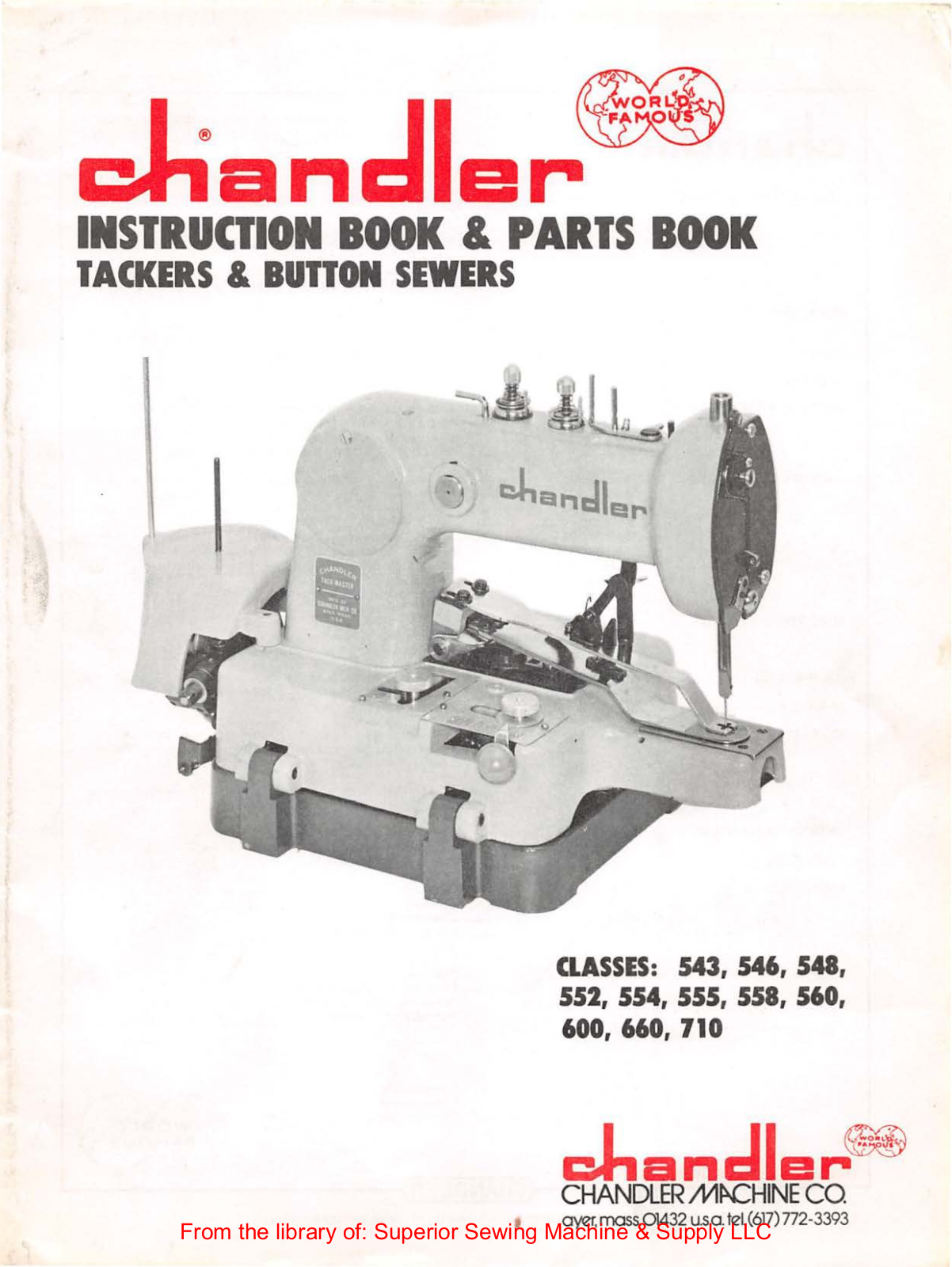 Chandler 543, 546, 548, 552, 554 User Manual - ManualMachine.com