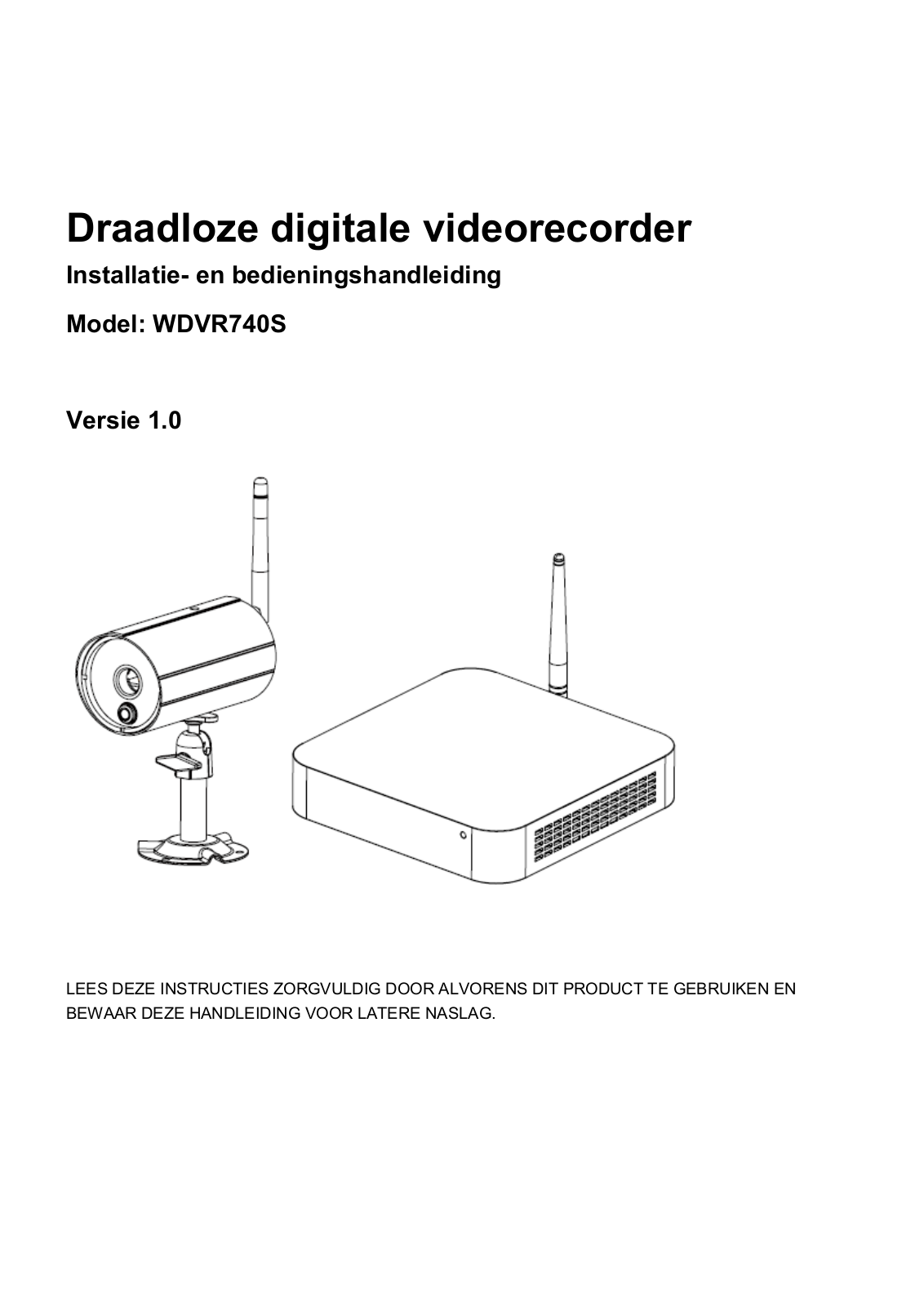 Smartwares WDVR740S User guide