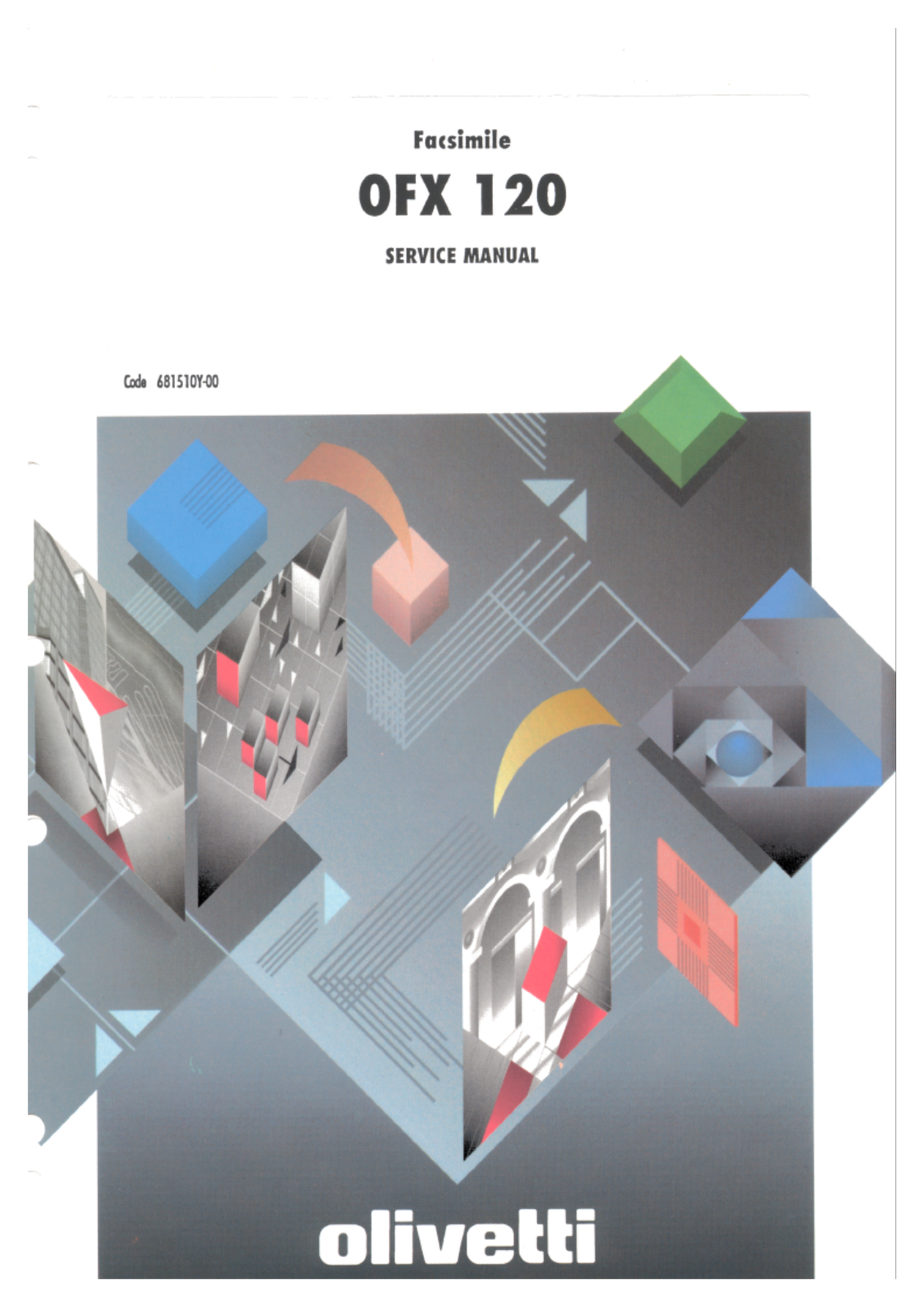 Olivetti OFX 120 Service manual