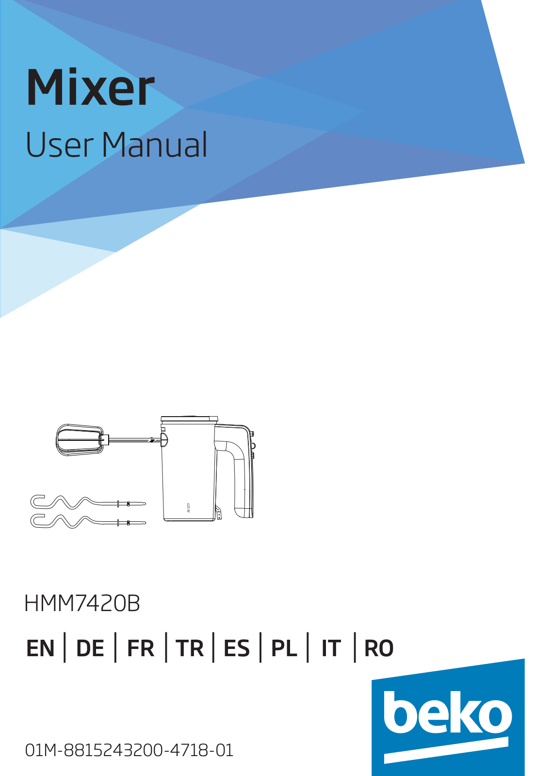 Beko HMM7420B User manual