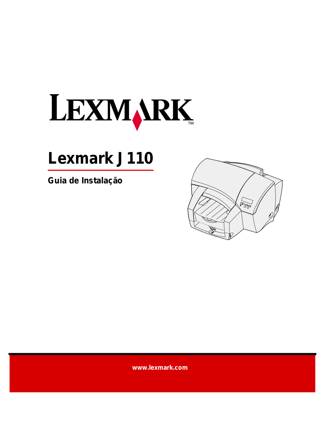 Lexmark J110 Installation Manual