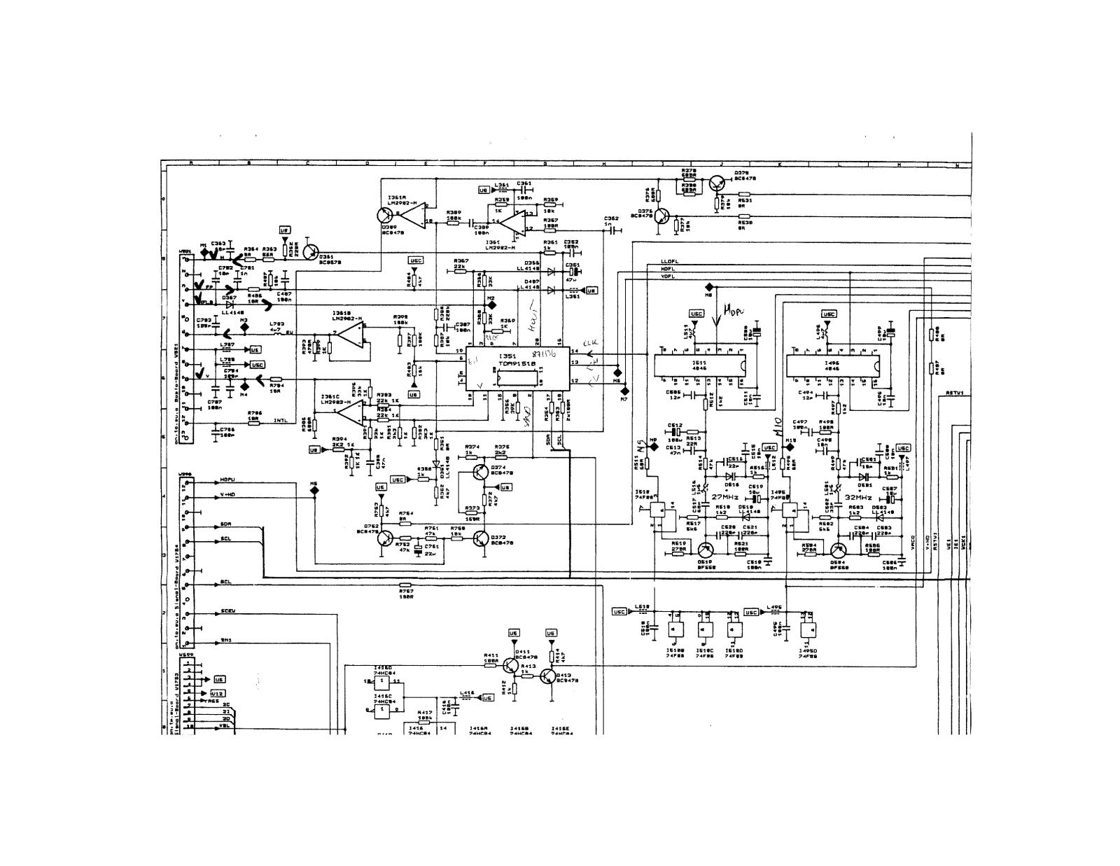 Panasonic TX29AD20C Schematic