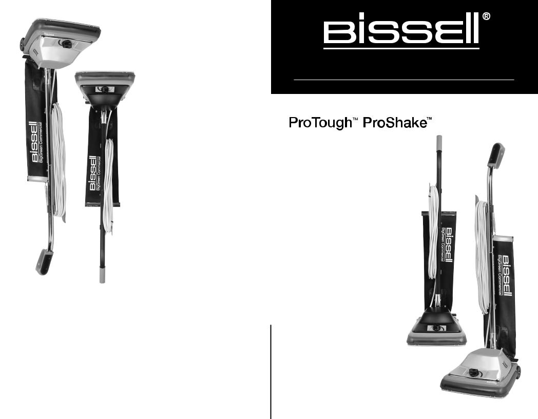 Bissell BG102, BG101, BG100 User Manual