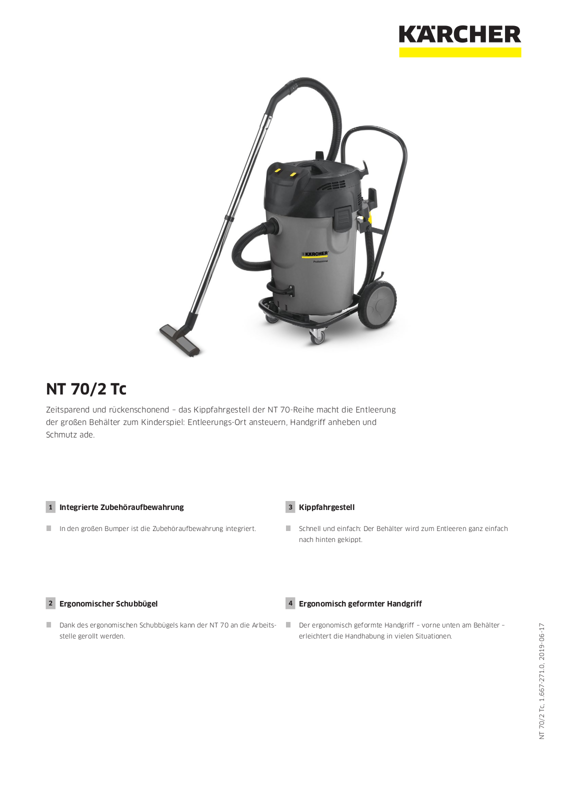 Kärcher NT 70-2 Tc User Manual