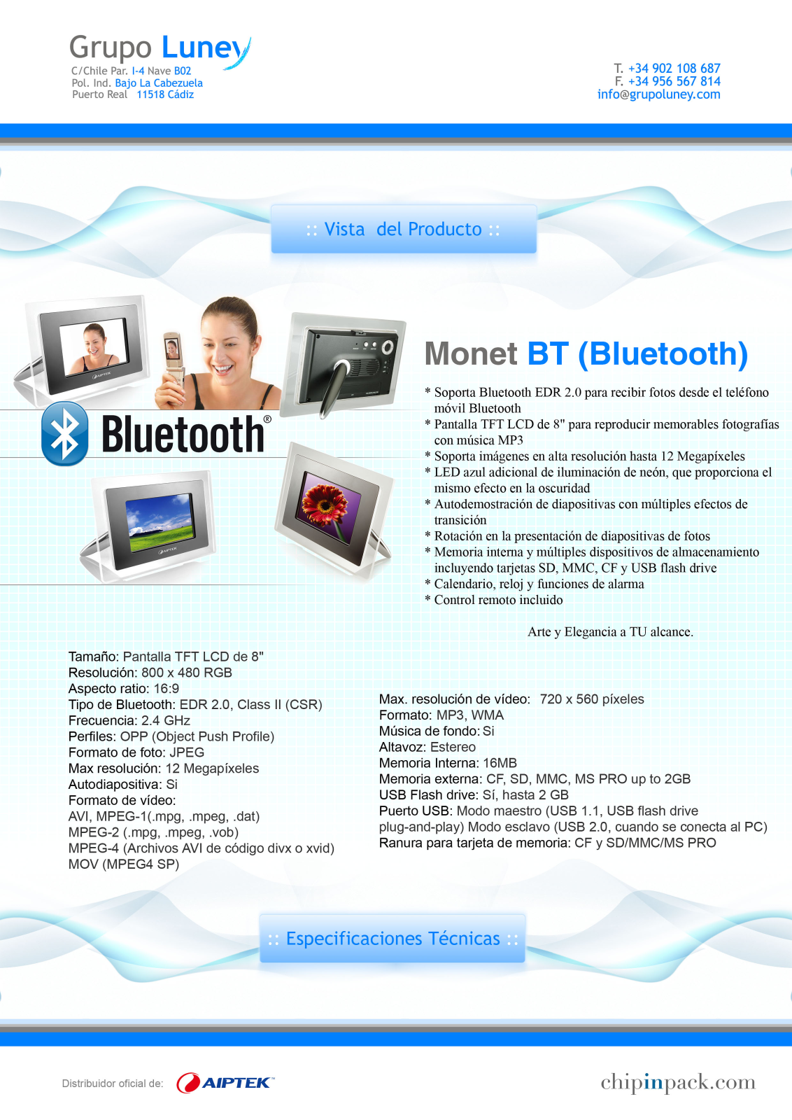 Aiptek MONET BT User Manual