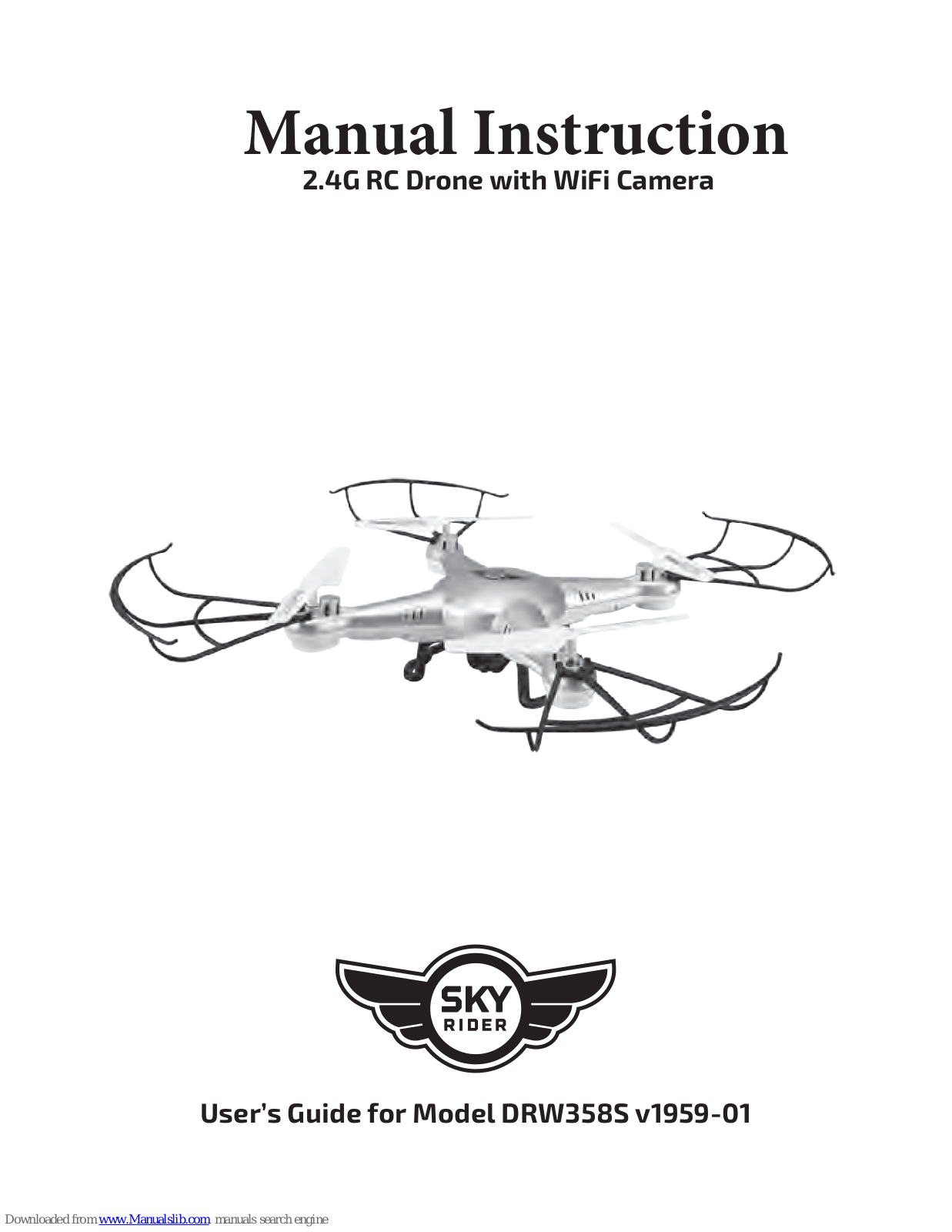 sky rider DRW358S Manual Instruction