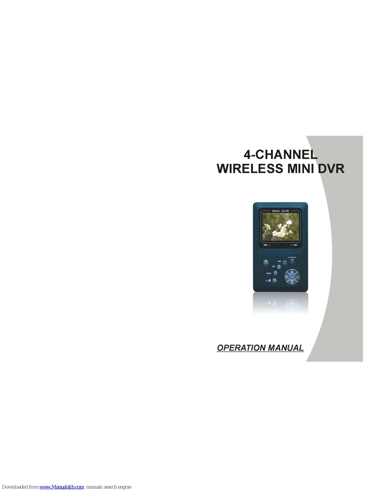 Videsur VSP24W, VSP25CW Operation Manual