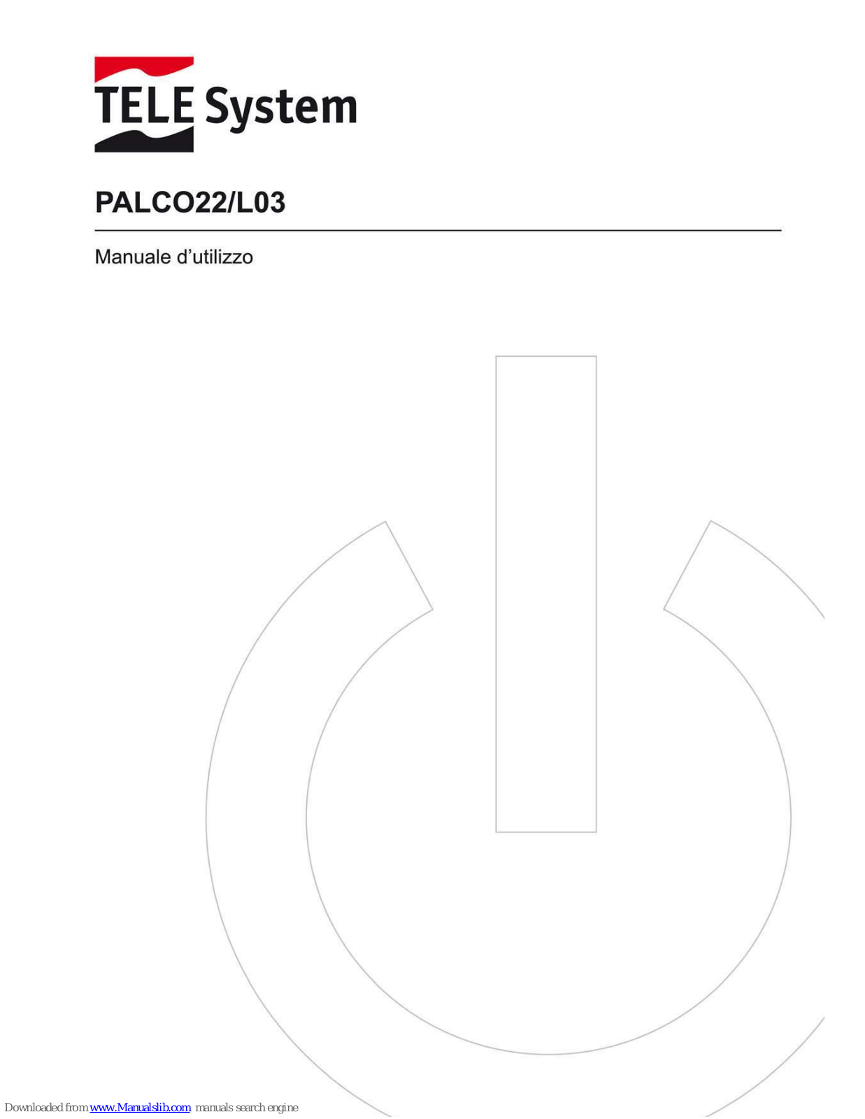 Tele System PALCO 22/L03 User Manual