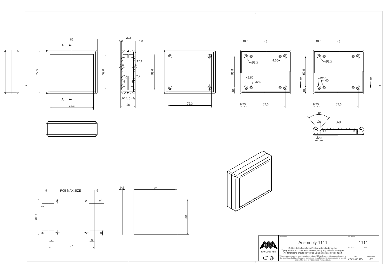 TEKO 1111.9 Datasheet - ManualMachine.com