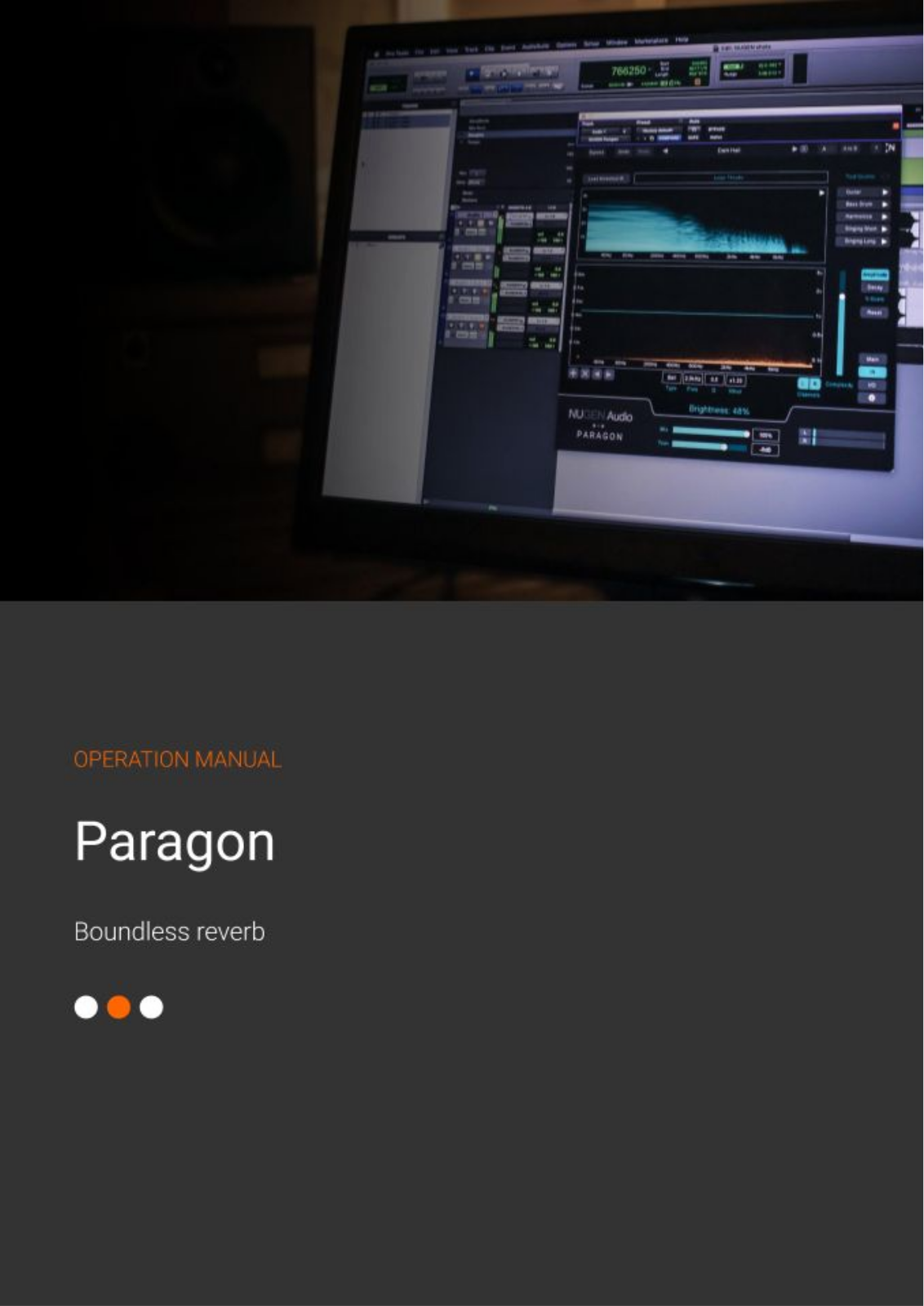 NUGEN Audio Paragon User guide - ManualMachine.com