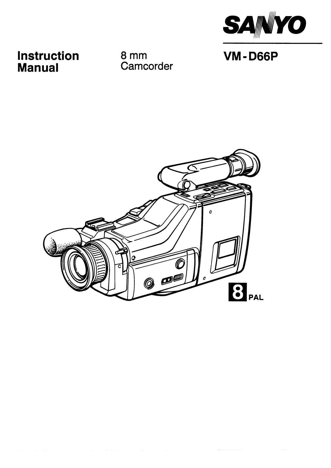 Sanyo VM-D66P Instruction Manual