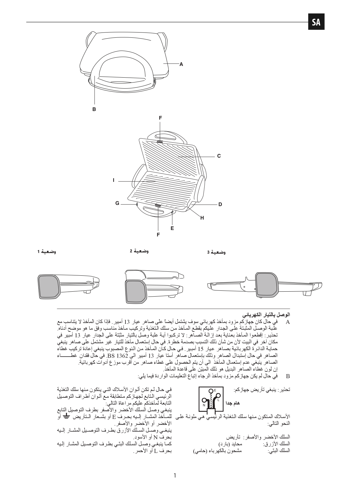 Delonghi CG298 Instruction manuals