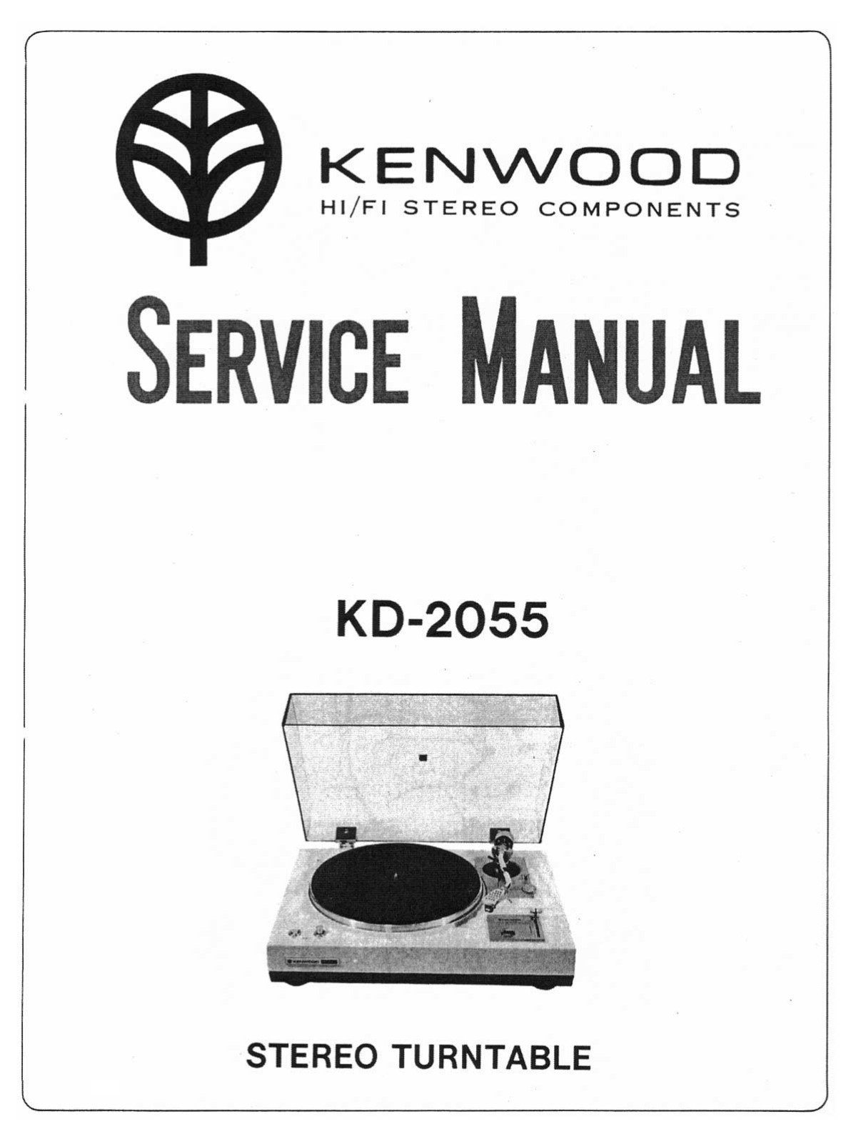 Kenwood KD-2055 Service manual