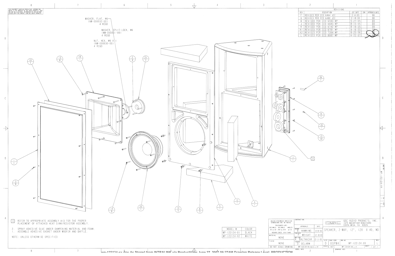 QSC md f122 124r schematic