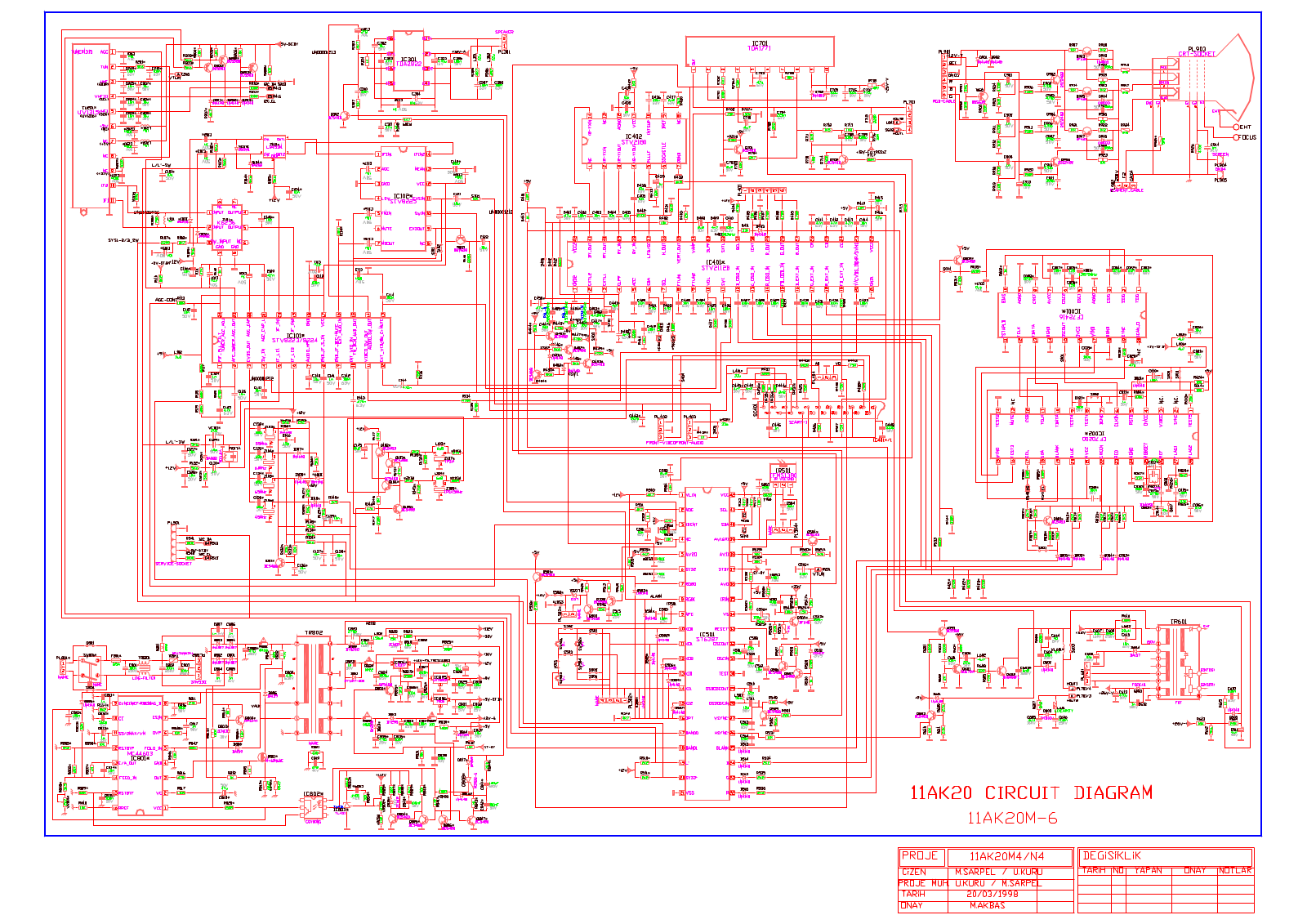 VESTEL CH.11AK20M-6 Diagram