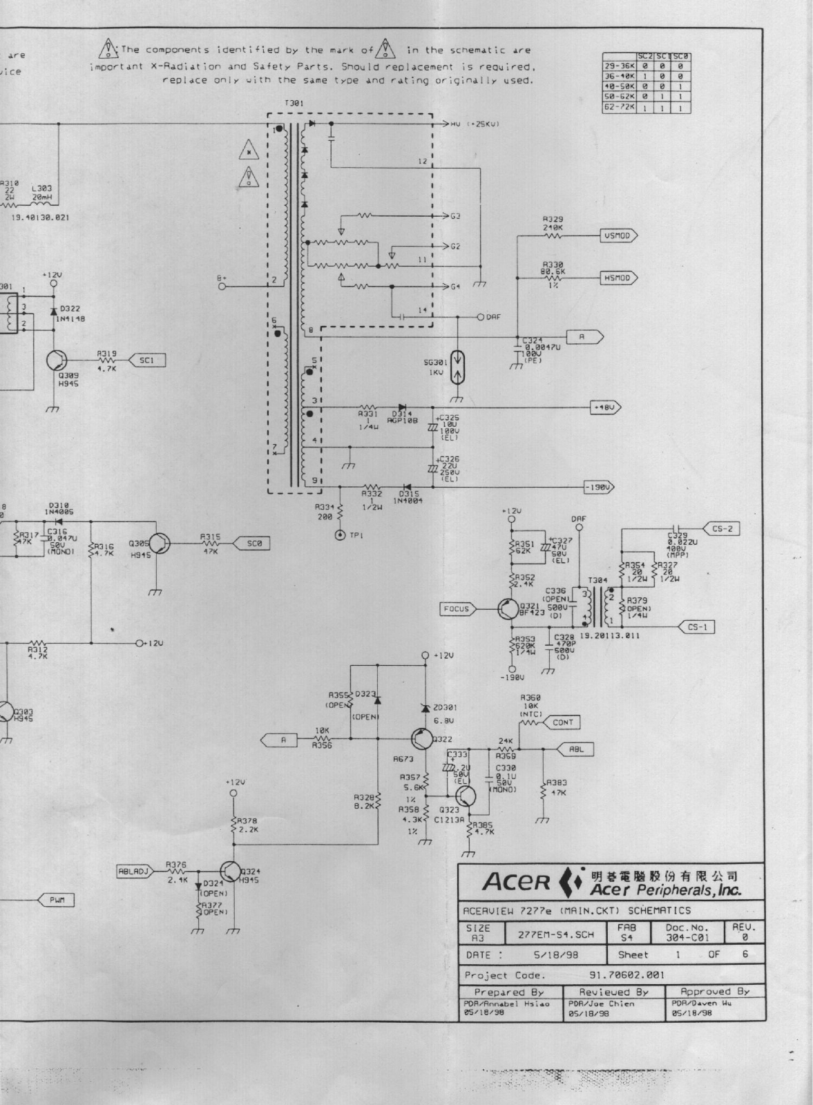 Medion Lifetec 1772 Schematic