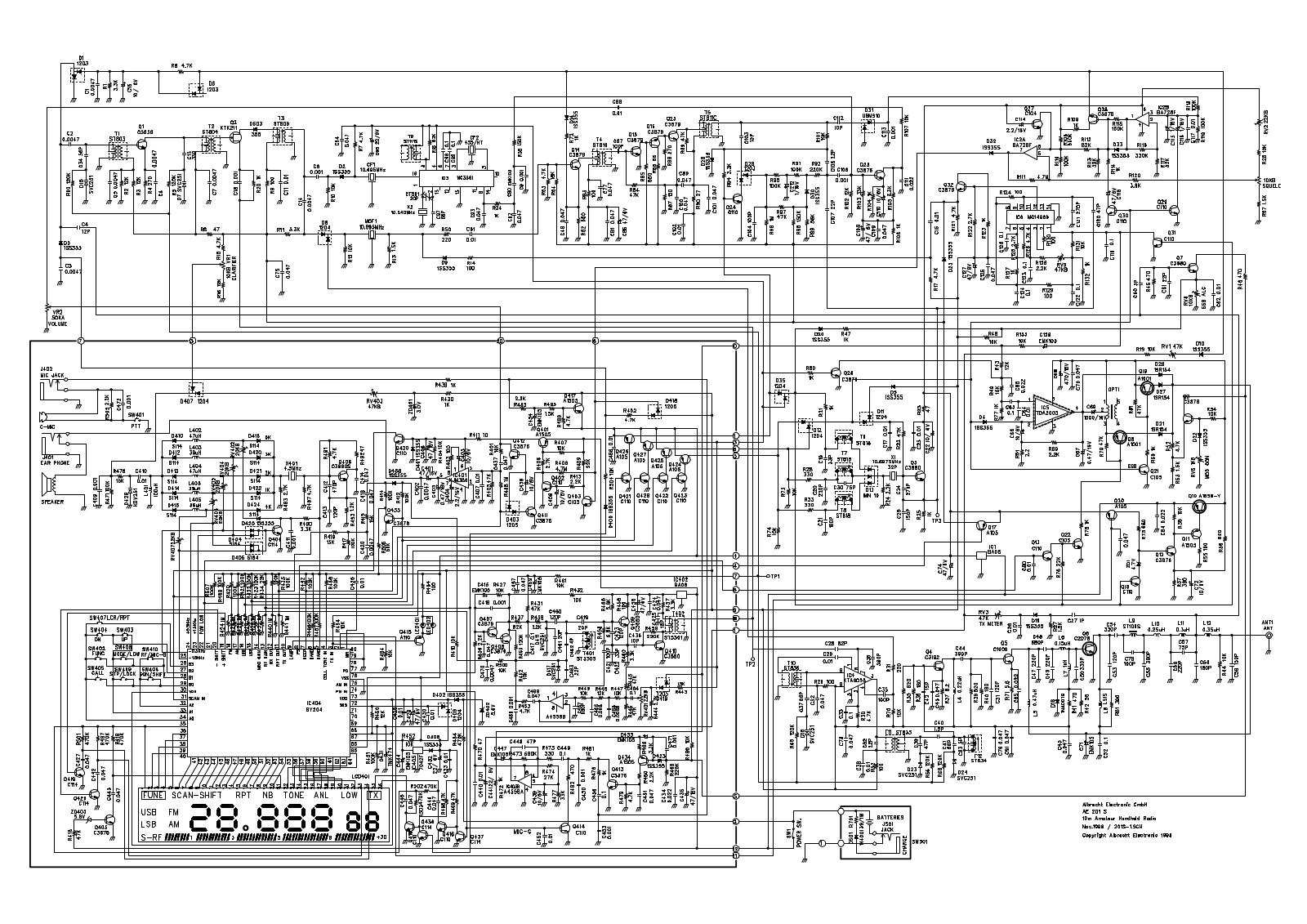 Intek SS 201, AE201 S Schematics