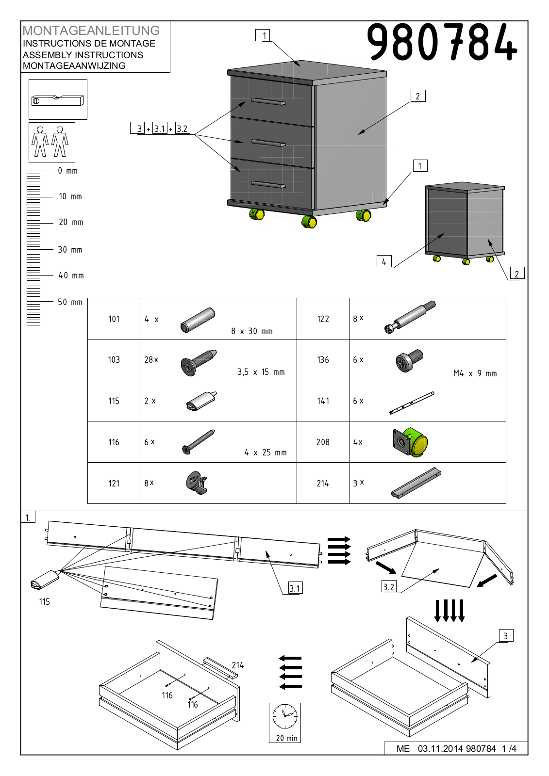 Wimex 980784 Assembly instructions