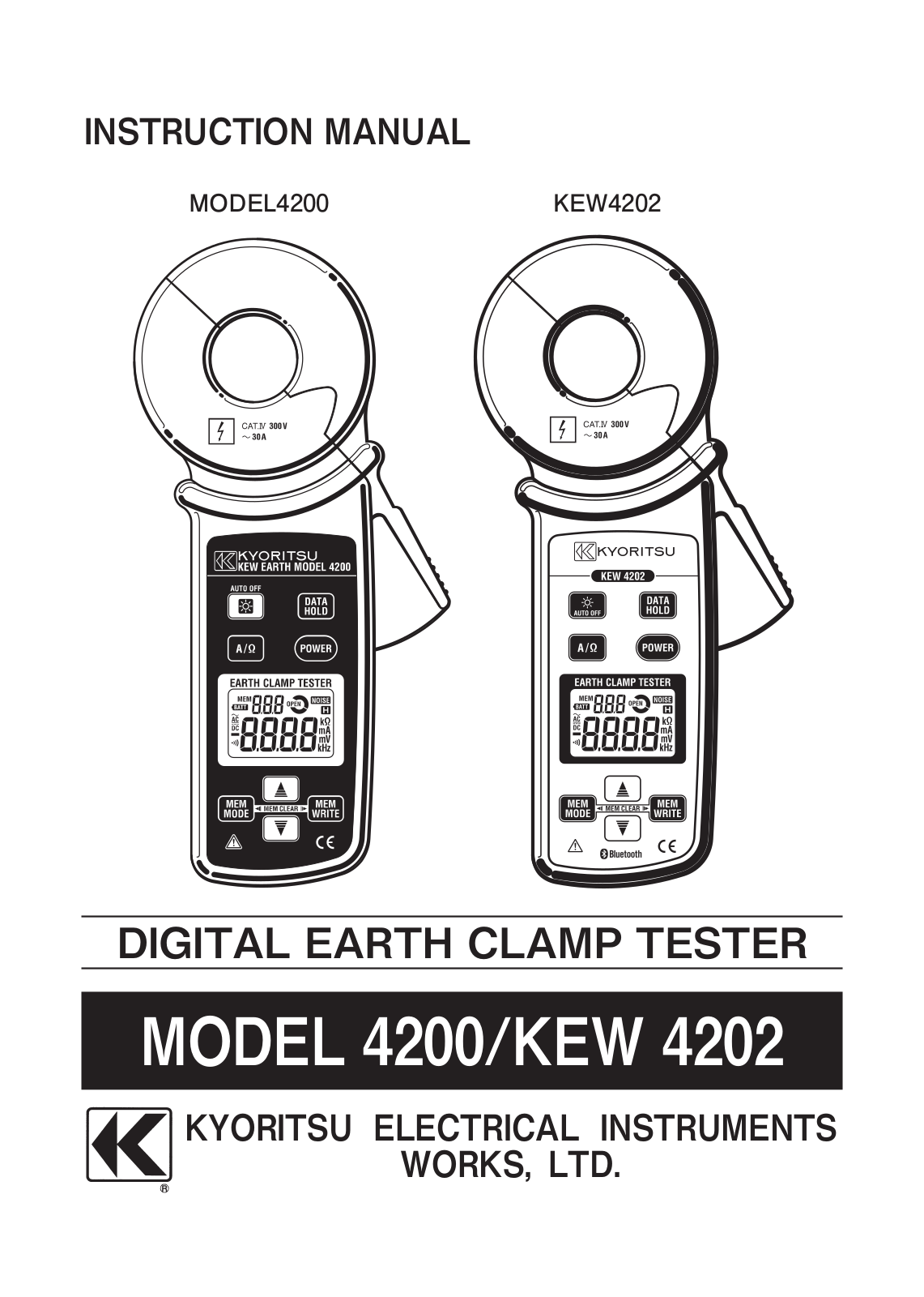 Kyoritsu KEW 4202 User Manual