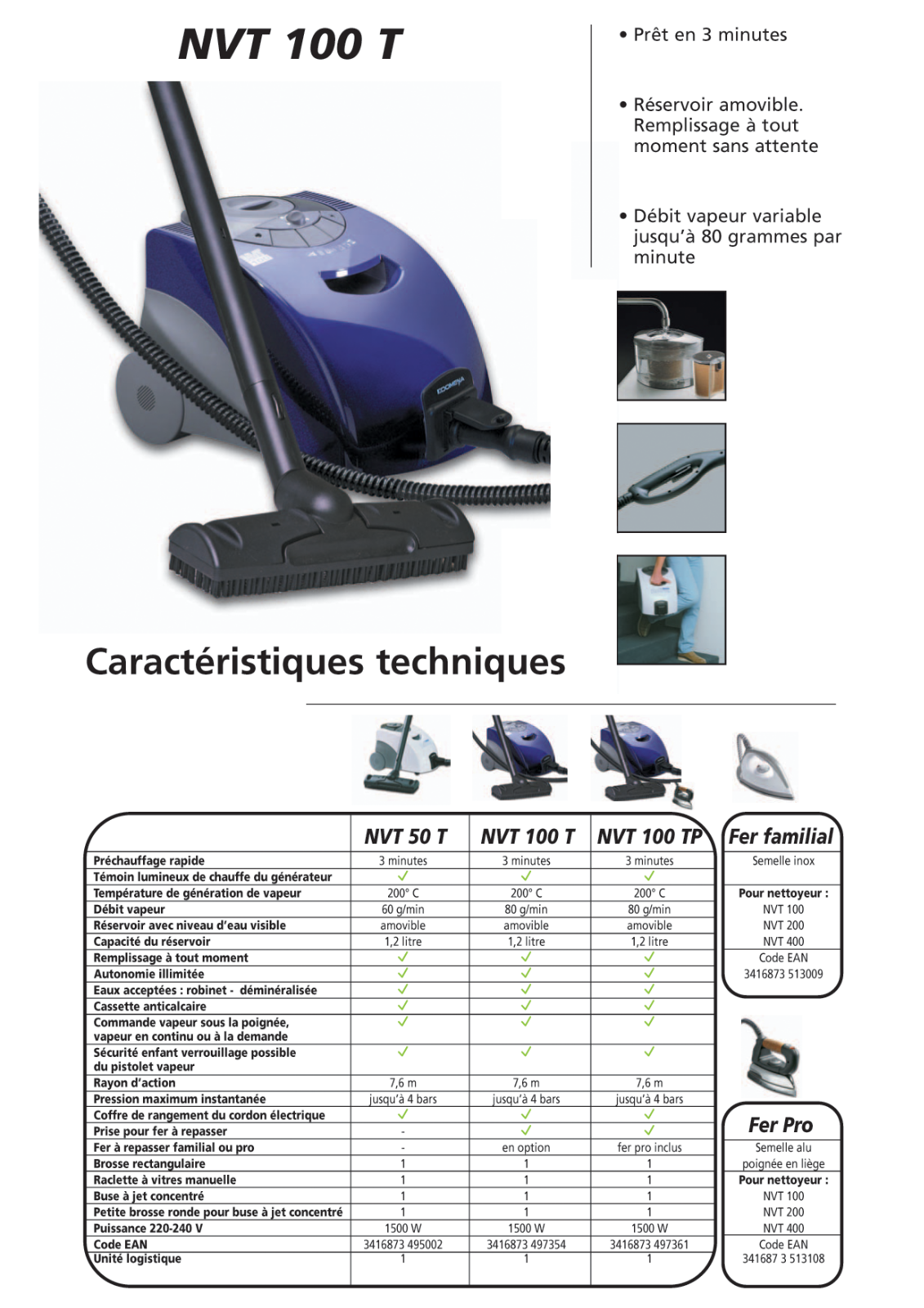 Domena NVT 100 T Technical Description