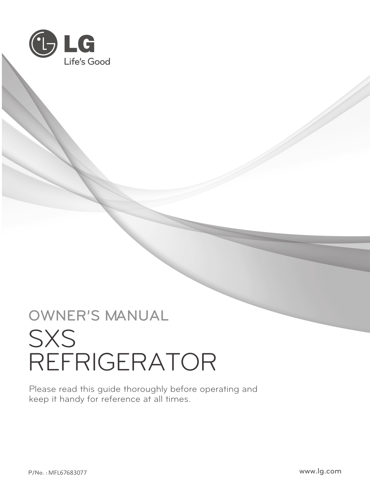 LG GC-L207GAQV, GC-P207GPYV Owner’s Manual