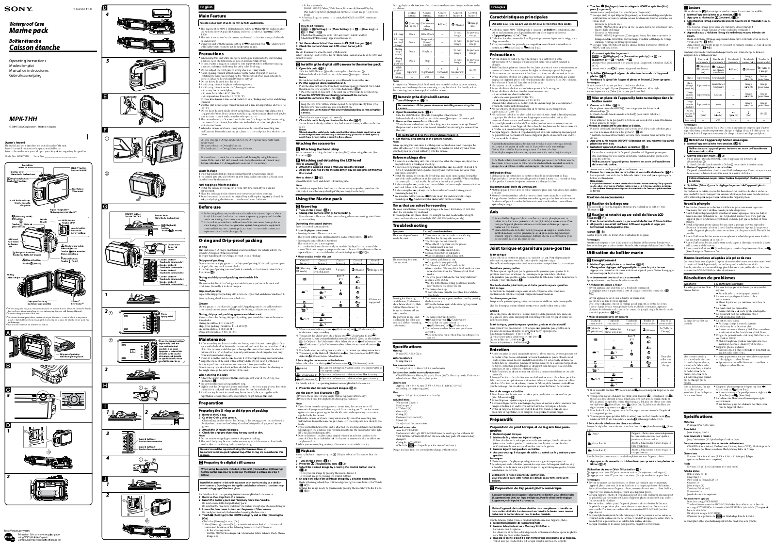 Sony MPK-THH User Manual