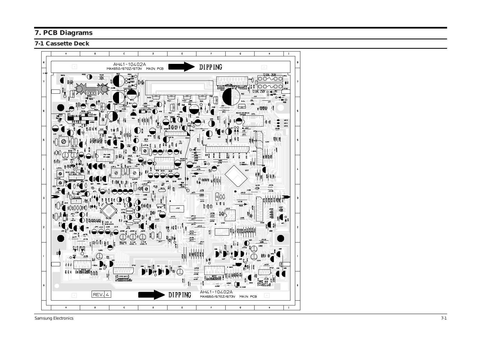 SAMSUNG max673 Printed Circuit Board Diagram