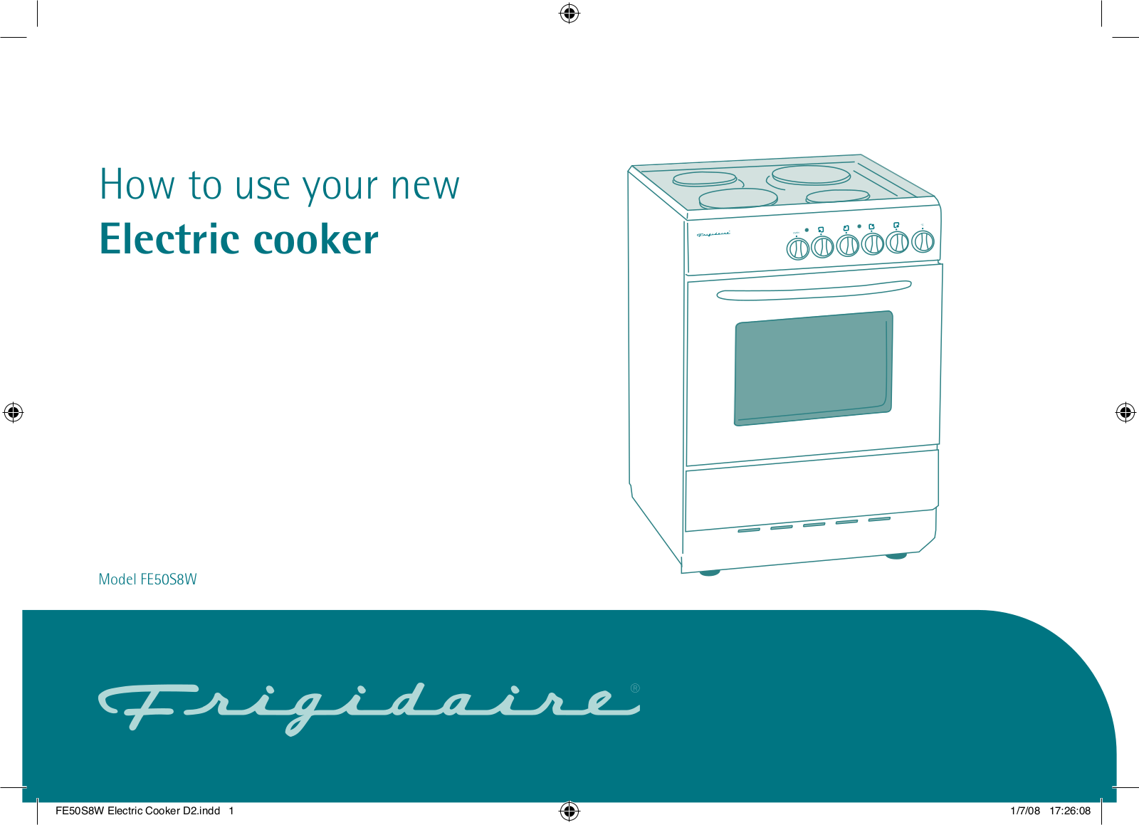 FRIGIDAIRE FE50S8W User Manual