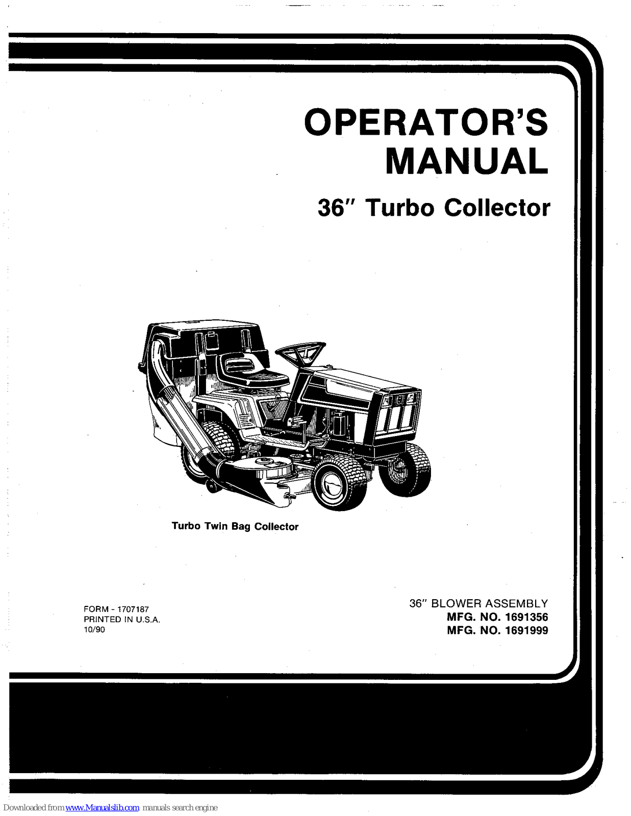 Simplicity 1691356, 1691999 Operator's Manual