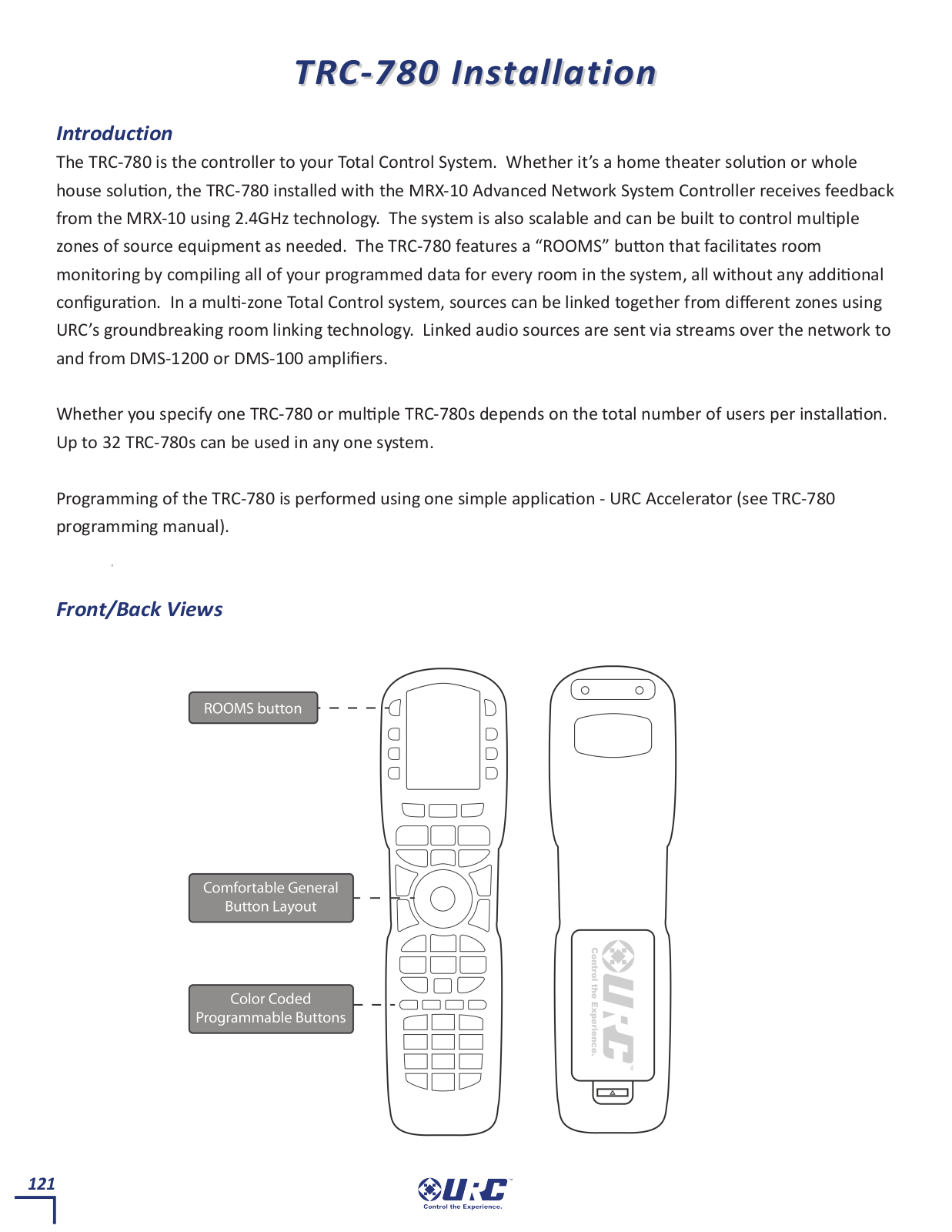 TRC 780 Installation Manual