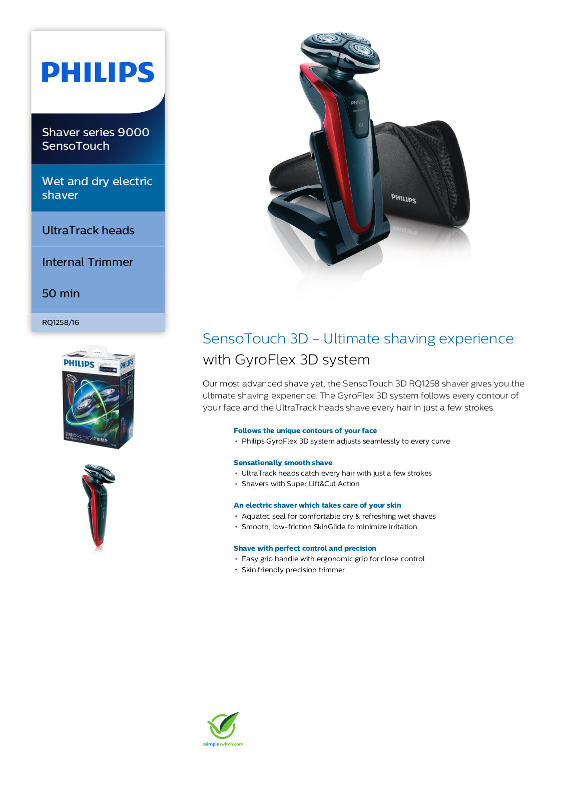 Philips RQ1258/16 Leaflet - ManualMachine.com