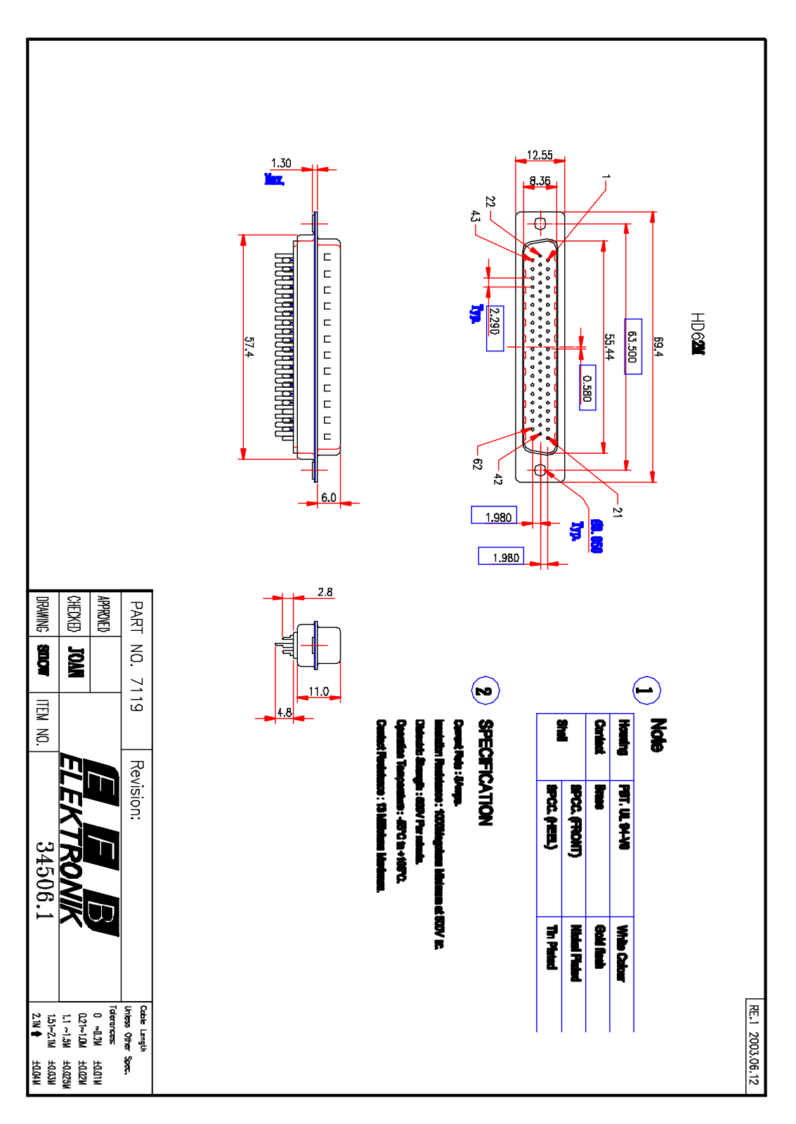 Datasheet HD 62M Datasheet (FREI) - ManualMachine.com