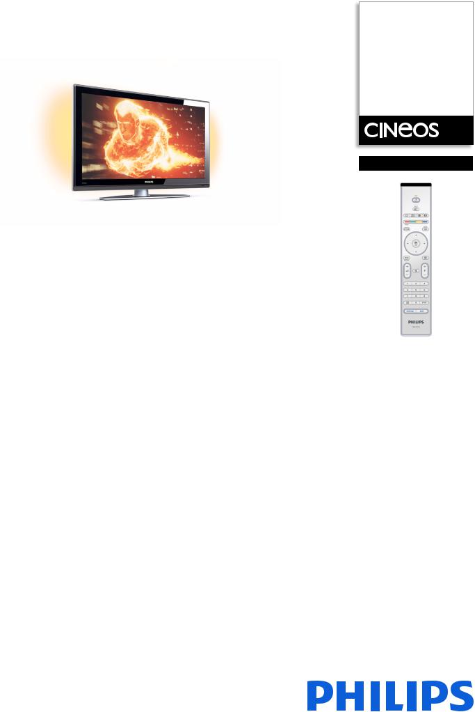 Philips Cineos Flat TV User Manual