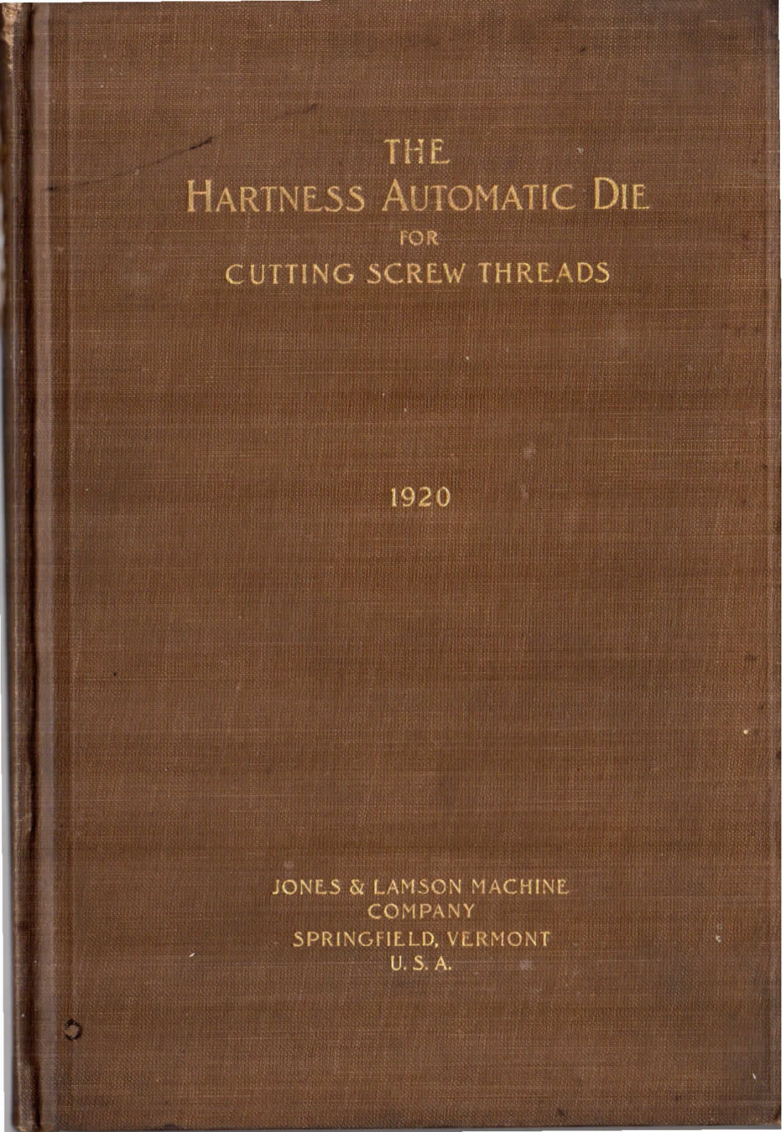 Jones & Lamson Machine Hartness Automatic Die Accessories - ManualMachine.com