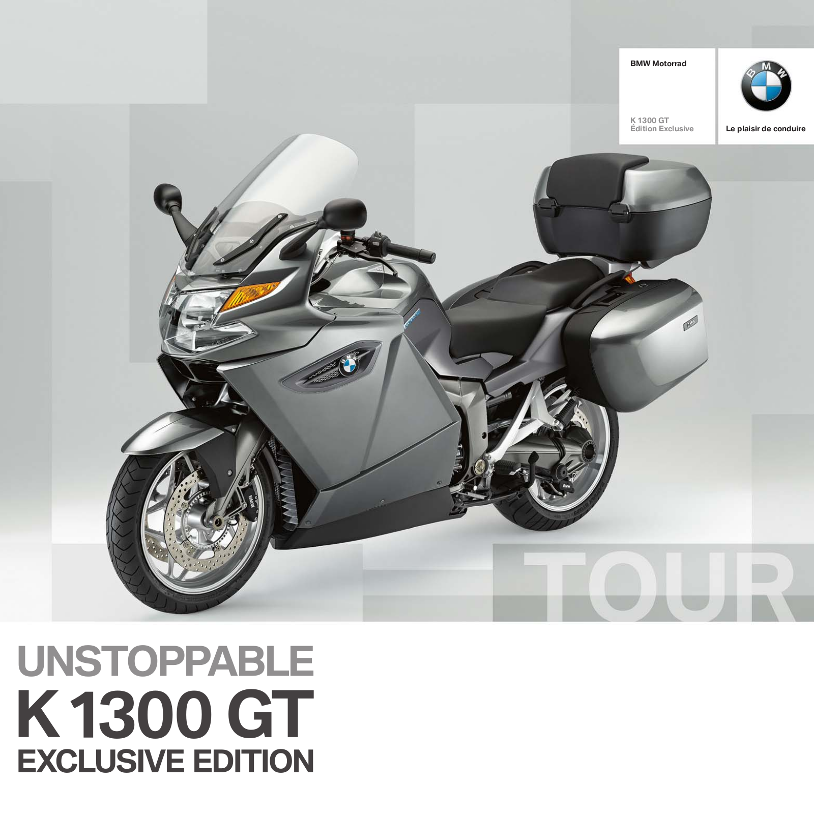 BMW K 1300 GT EXCLUSIVE User Manual