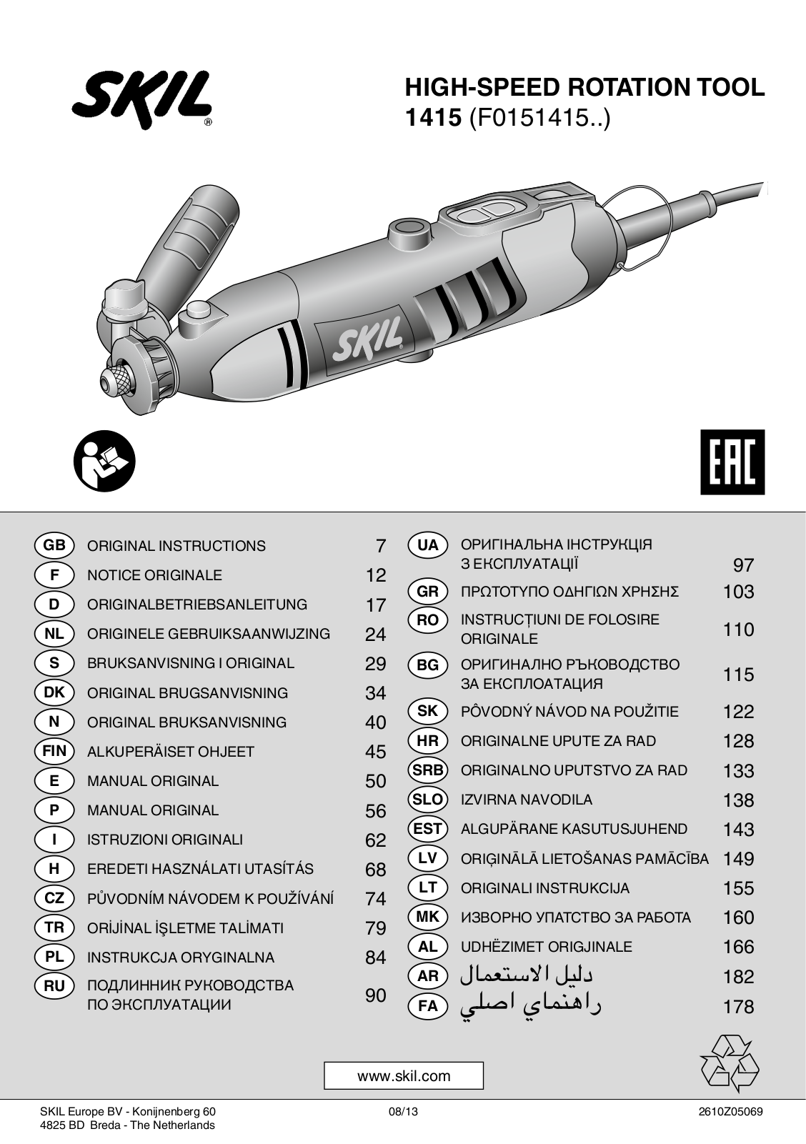 Skil 1415 AC User Manual