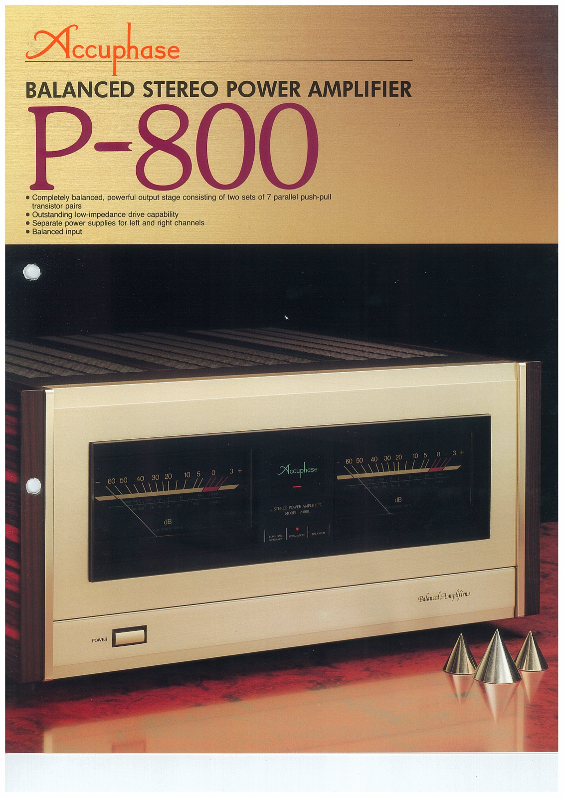 Accuphase P-800 Brochure