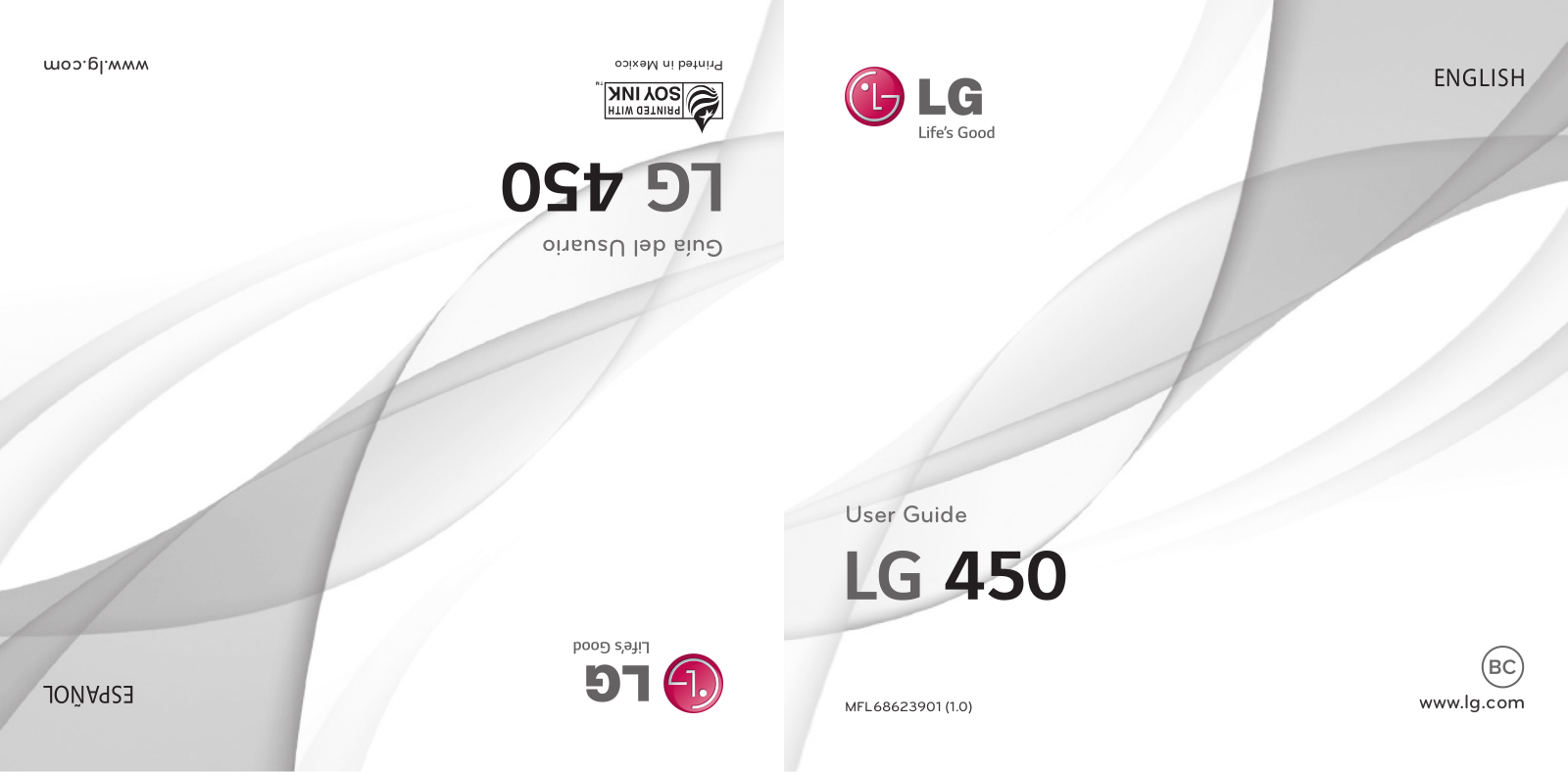 LG B450 Users manual